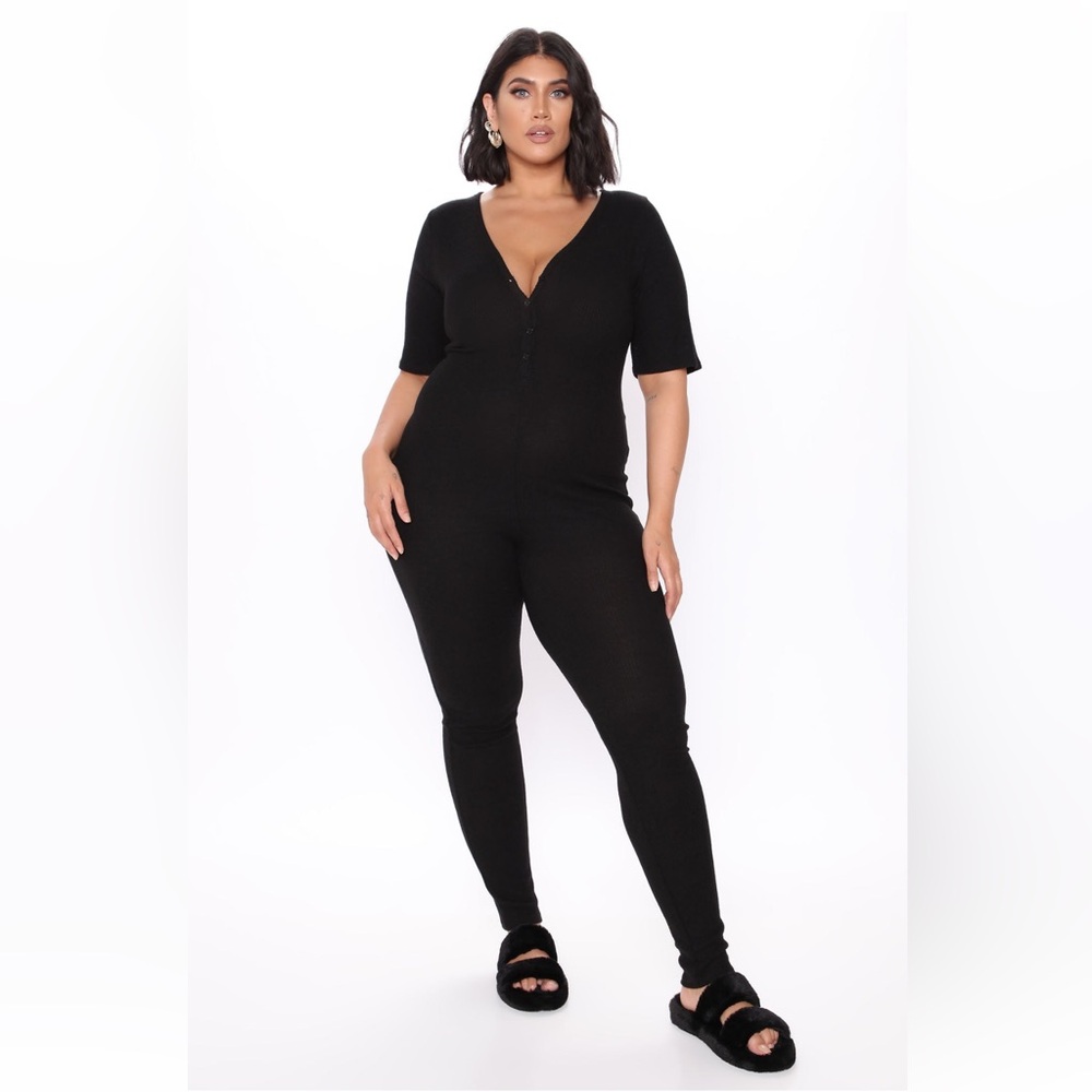 COPY - Fast Love Henley Jumpsuit